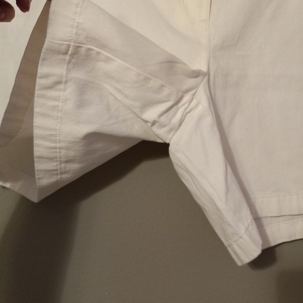 J. Crew 16 Preppy Cotton White 7" Shorts New! - Picture 4 of 9
